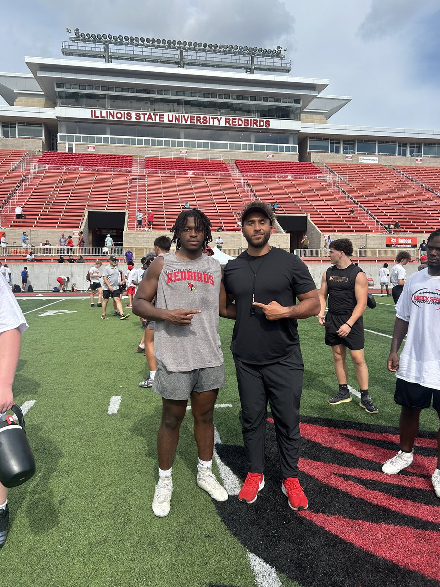 Had a great time competing and learning at ISU today, cant wait to be back soon
<a href="/FootballAndrean/">Andrean Football</a> 
<a href="/CoachK_Stew/">Kye Stewart</a> 
<a href="/CoachBenBlack/">Ben Black</a> 
<a href="/RedbirdFB/">Illinois State Football</a>
