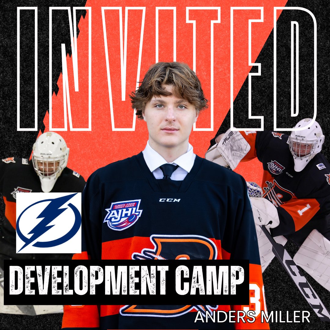 ALERT - Anders Miller is headed to the Tampa Bay Lightening Development Camp! The former Bobcats goaltender started the season before joining the Calgary Hitmen in the Western Hockey League! 
.
#BorderCityBuilt