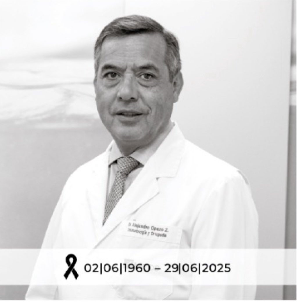 El Comité Olímpico de Chile lamenta el fallecimiento del Dr. Alejandro Opazo Zamora, destacado profesional de la traumatología deportiva, ex integrante de la Comisión Médica de Panam Sports y colaborador en diversos Juegos Panamericanos y Suramericanos.

Que descanse en paz 🕊️