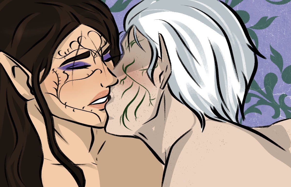 It’s been a while but heres some CyEm art I made for my boyfriend vic 🥰🥰