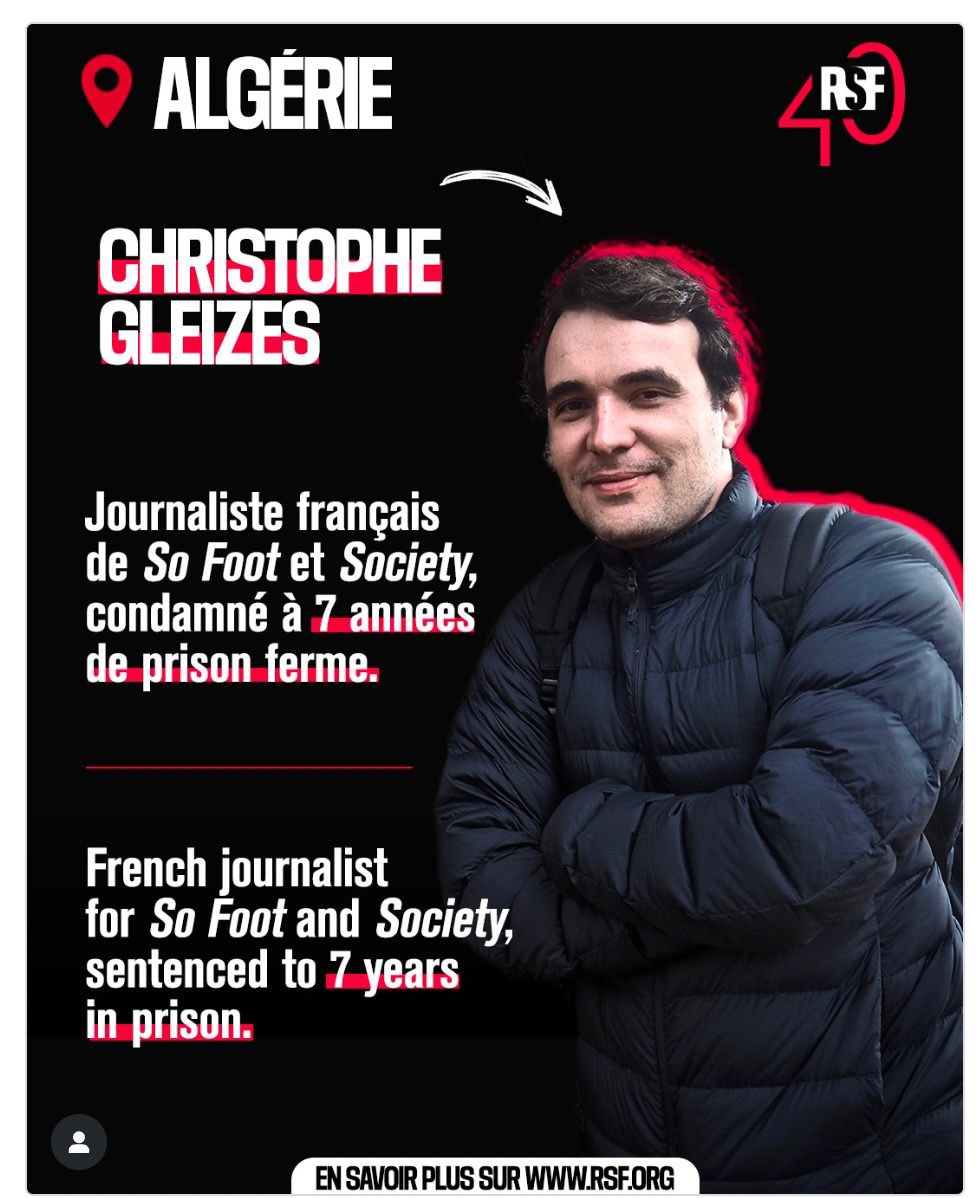 Il faisait juste son travail. 

#FreeGleizes