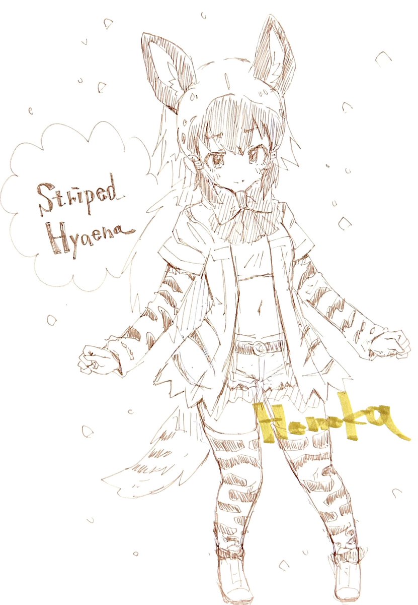 #今月描いた絵を晒そう

今日も今日とてフレンズ〜🐾 