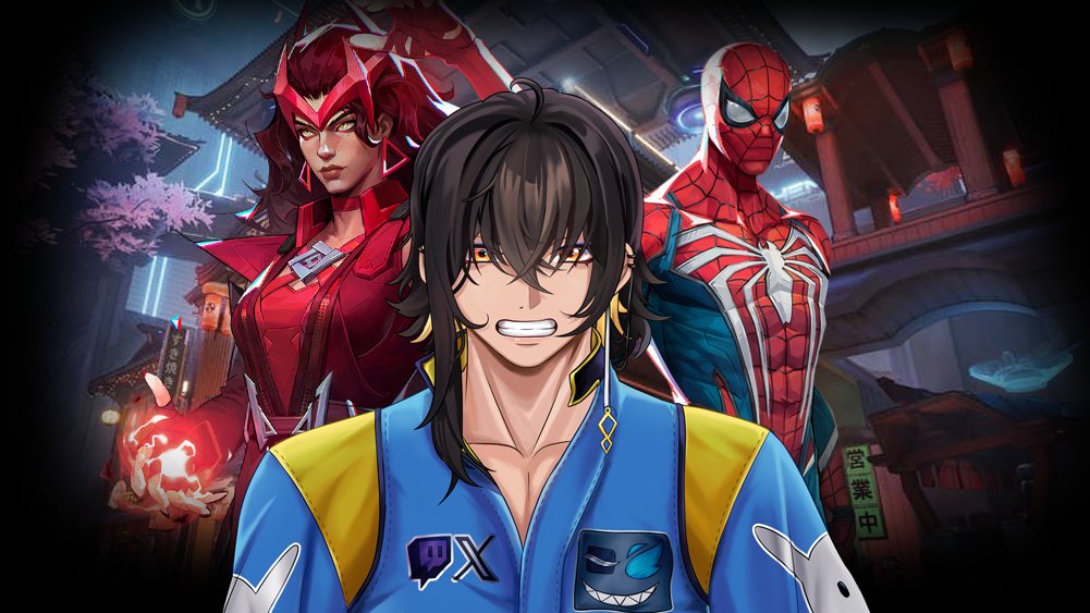 Neji_shift's tweet photo. 🏁 ¡Enciendan motores! 🏁
Hoy me lanzo al Marvel Rivals en directo y ¡ Están invitados! 💥🕷️🛡️
Tanto si eres nuevo como veterano, todos son bienvenidos a unirse~ 🎮✨
🕒 [en unos minutos]
📺 [ https://t.co/KUd9FvKZKo ]
¡Vamos a hacer equipo y causar caos! 💫
#VTuber #MarvelRivals #OpenParty #VtuberEN #VtuberES #marvel_rivals