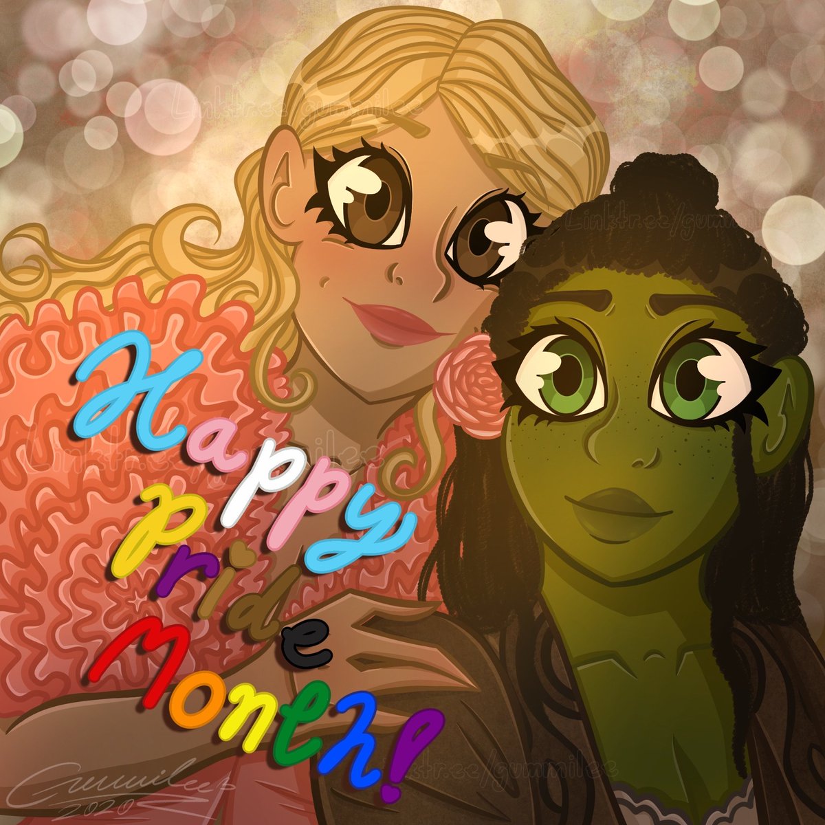 Happy pride month! This year it's these two icons! Hope everyones month has been lovley!! ❤️🏳️‍🌈
#pridemonth #pride #art #fanart #wicked