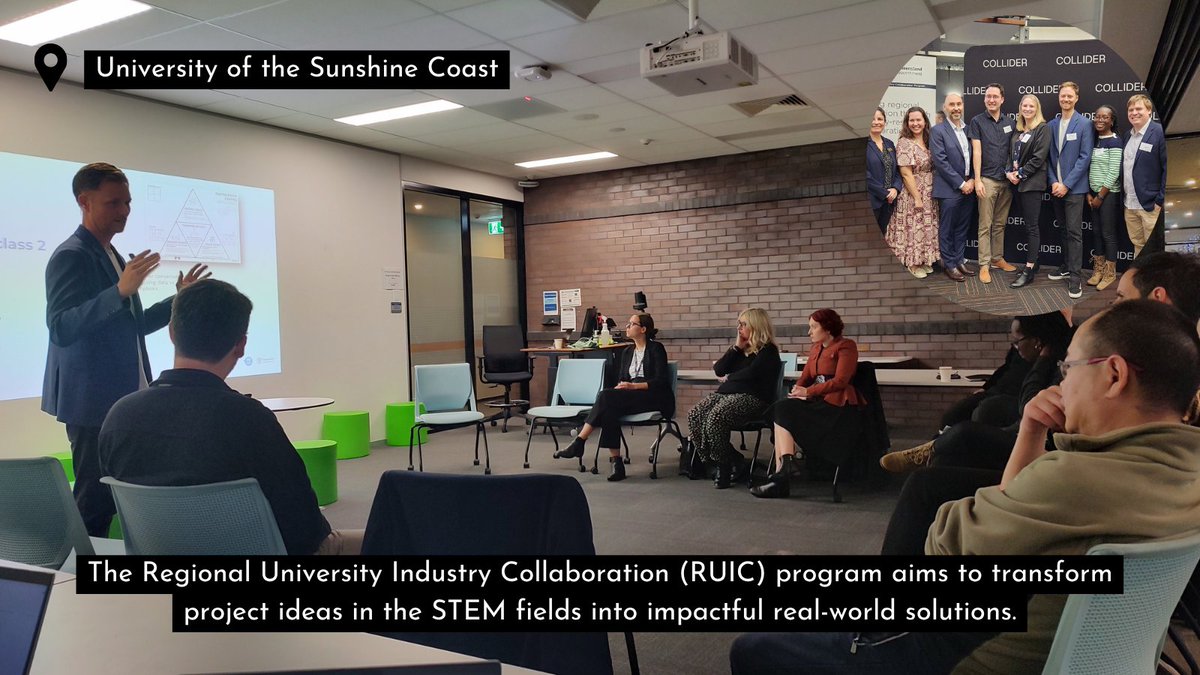 Over the past 6 weeks, <a href="/usceduau/">UniSC: University of the Sunshine Coast</a> researchers &amp; regional businesses have been refining their partnership building skills through our Regional University Industry Collaboration (RUIC) program delivered by <a href="/CSIRO/">CSIRO</a>! #qldscience
