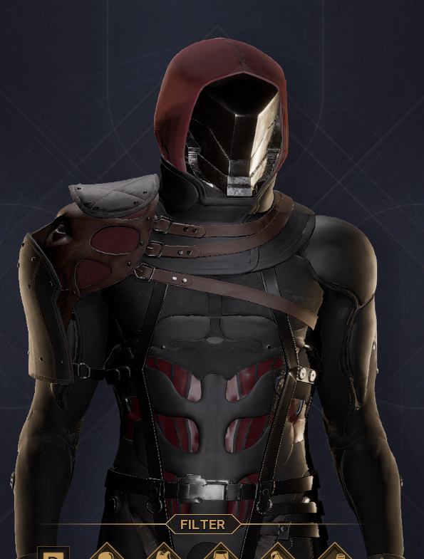 NOOOO! The cool hooded headpiece looks goofy as hell with the T5 Stillsuit!