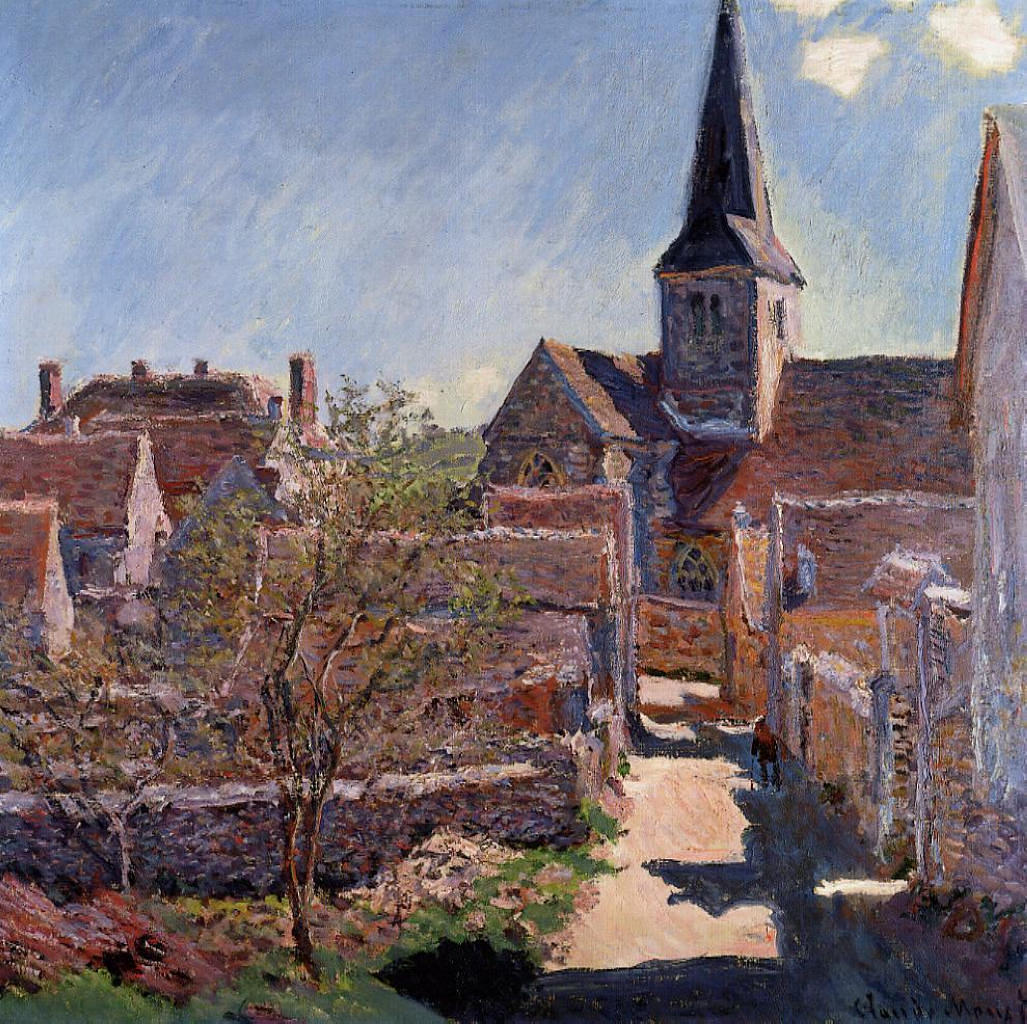 artistmonet's tweet image. Bennecourt - 1885 #artbots #monet