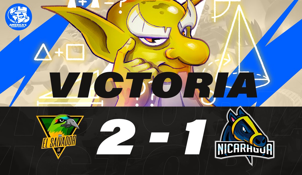 Selección Salvadoreña CR (@seleccionesa_cr) on Twitter photo #ClashRoyale| 🔥Resultado
🏆 <a href="/CR_Supremacy/">Supremacy League</a>
🆚️ <a href="/CrNicaragua/">Nicaragua Esports</a>
✅ 2-1
🎖 <a href="/calli_2908/">calli.2</a>
Iniciamos nuestro debut en esta Copa América, con una gran victoria en contra un gran rival. Iremos a por más en esta edición 💙🤍
#VamosSelecta💙🤍 #ClashRoyale| 🔥Resultado
🏆 <a href="/CR_Supremacy/">Supremacy League</a>
🆚️ <a href="/CrNicaragua/">Nicaragua Esports</a>
✅ 2-1
🎖 <a href="/calli_2908/">calli.2</a>
Iniciamos nuestro debut en esta Copa América, con una gran victoria en contra un gran rival. Iremos a por más en esta edición 💙🤍
#VamosSelecta💙🤍