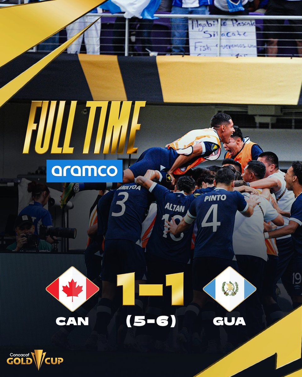 fsoberanist's tweet photo. Segunda semifinal para Guatemala en las ediciones de la Copa de Oro. Y por qué no podemos pensar en la final??? 
📸 CONCACAF https://t.co/pCzcVVZD7i