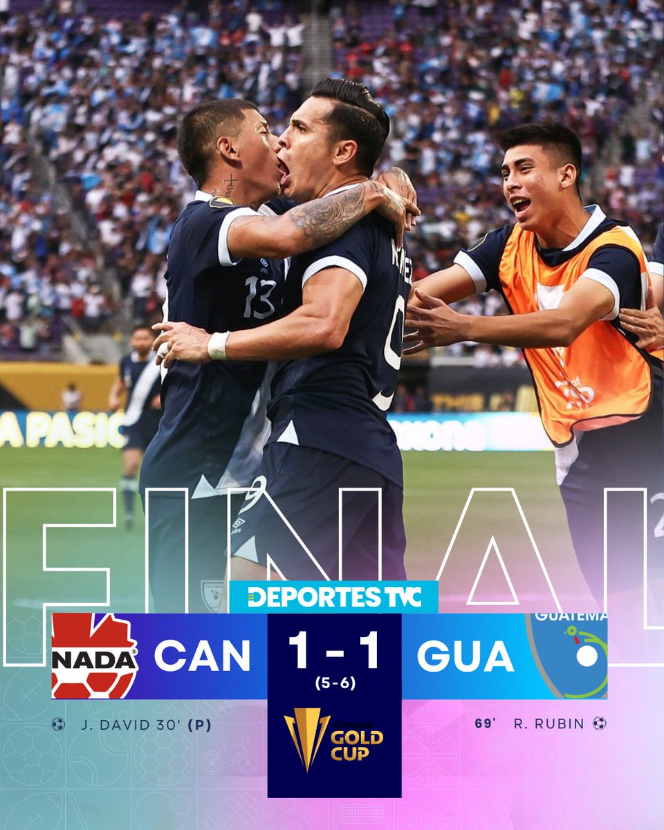 No sé si estoy soñando 😭😭😭🇬🇹
29 años después volvemos a semifinales de la #GoldCup #CopaOro2025 
Vamos 💪 🇬🇹🥹🥹🥹