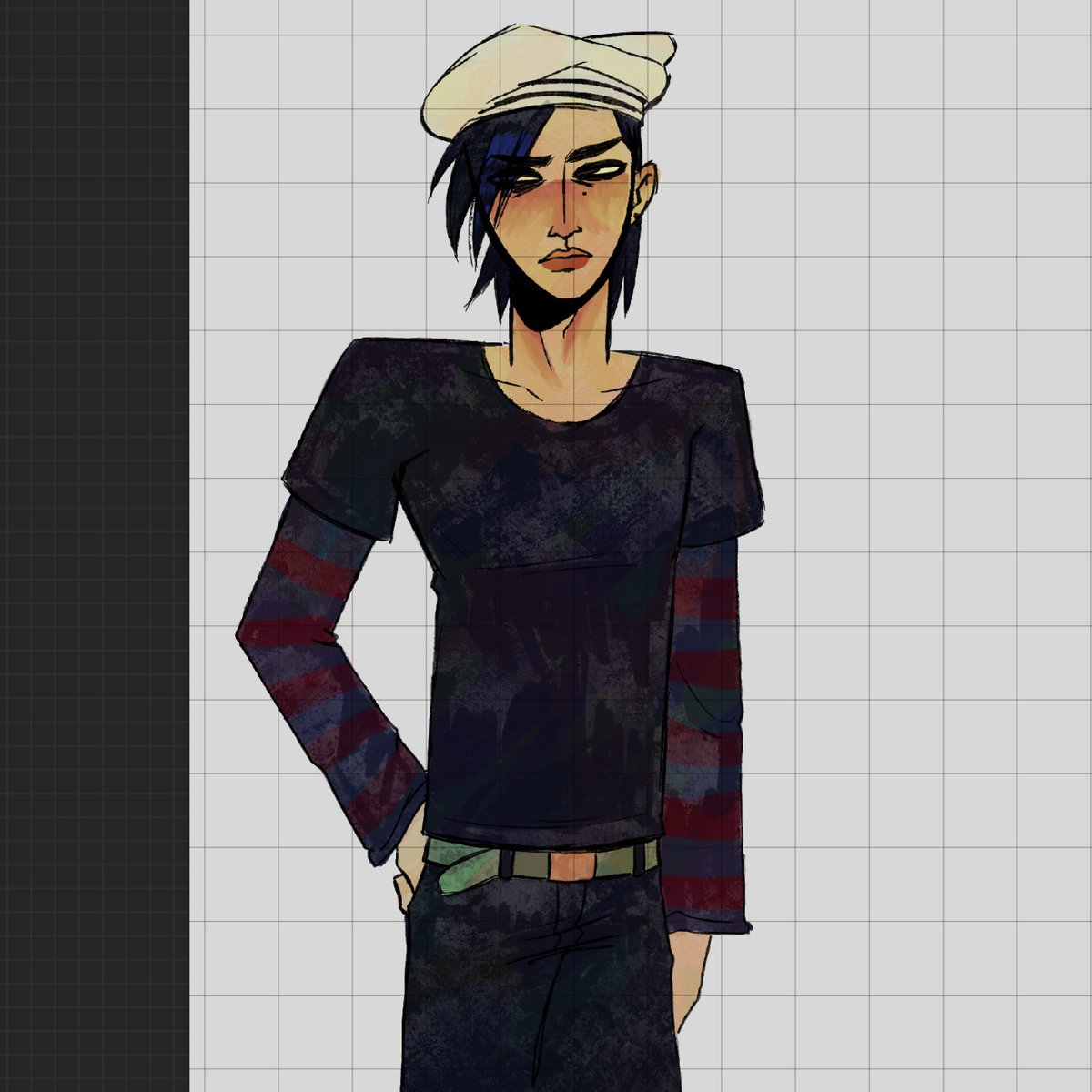 Simp_Pastels's tweet image. Teenage emo Kira #jojolion