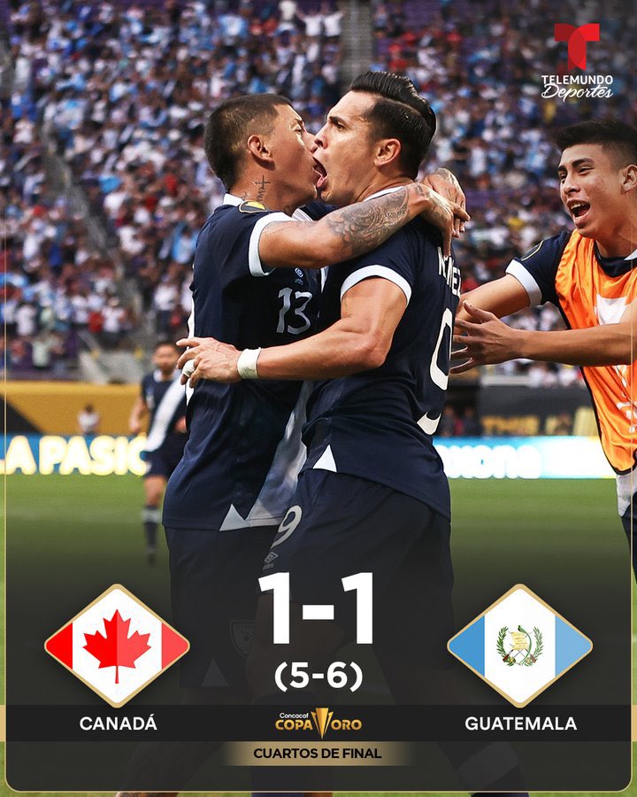 elanreyesp's tweet photo. Los grandes se caen en la @CONCACAF. Guatemala se bajó a la poderosa Canadá. Ahora falta la tarea de Costa Rica y le damos vuelta a esta tradición de la #CopaOro https://t.co/enDVHY562F