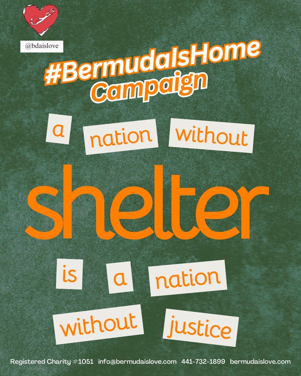 bermudaislove's tweet photo. No one can thrive without a safe place to live. Housing is not a privilege. It is a human right. Until everyone has a roof over their head, justice remains out of reach.
#BermudaIsHome 🧡
#EndingTheHousingCrisis https://t.co/s8FvFpTUk3