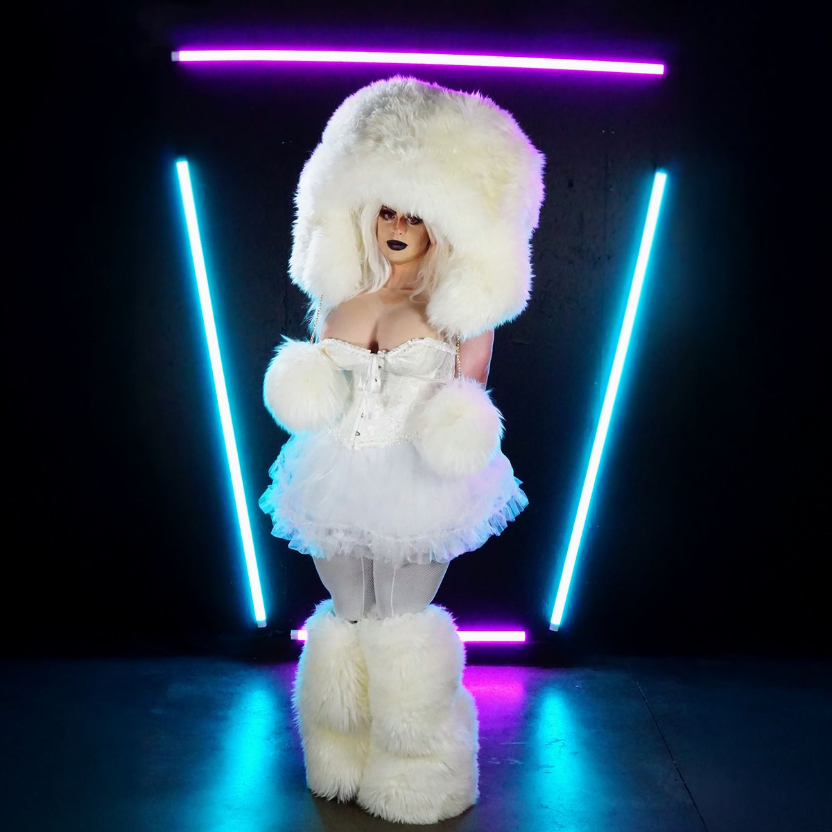 hey look what I made, my drag name is now Heatstroke