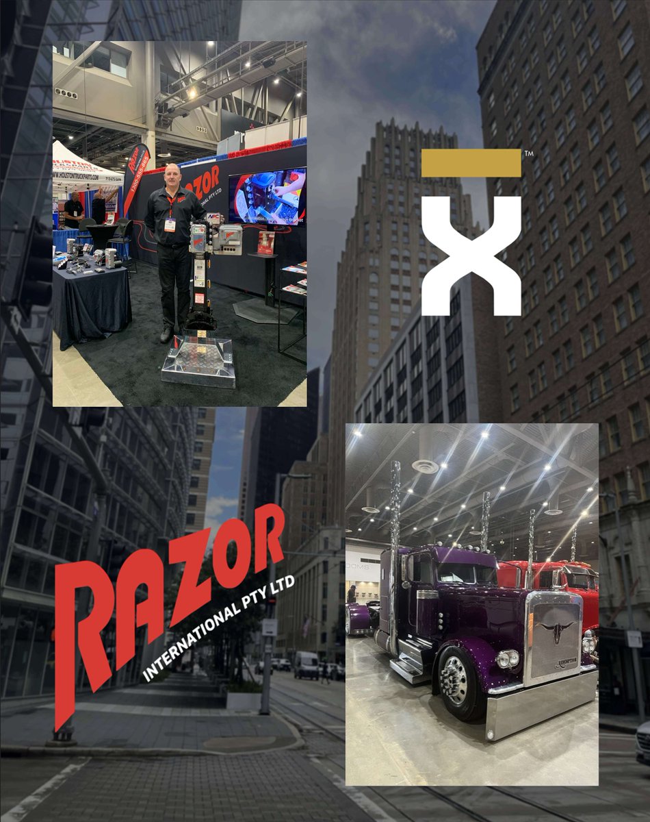 RazorInt's tweet image. Thank you, Texas, for hosting &amp;amp; thank you to XACTT for standing with us, to make life safer and easier for all truckers.
The Aussie designed and tested work safe solution.
#razorinternational #XACTT #texastruckingshow #truckerlife #laboursaving #landingleg #electricsolutions