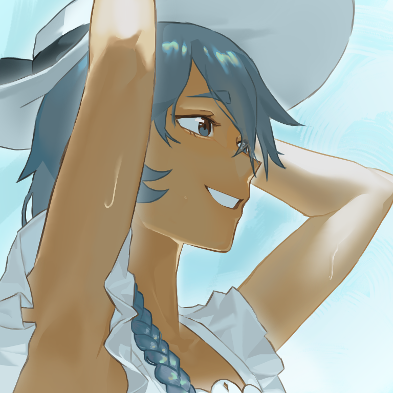 SylbyteRBLX's tweet photo. 💙 "It's so hot outside! Mido, could we go to the beach?"
Don't forget to play the Summer Event! https://t.co/HbM27OSiLL