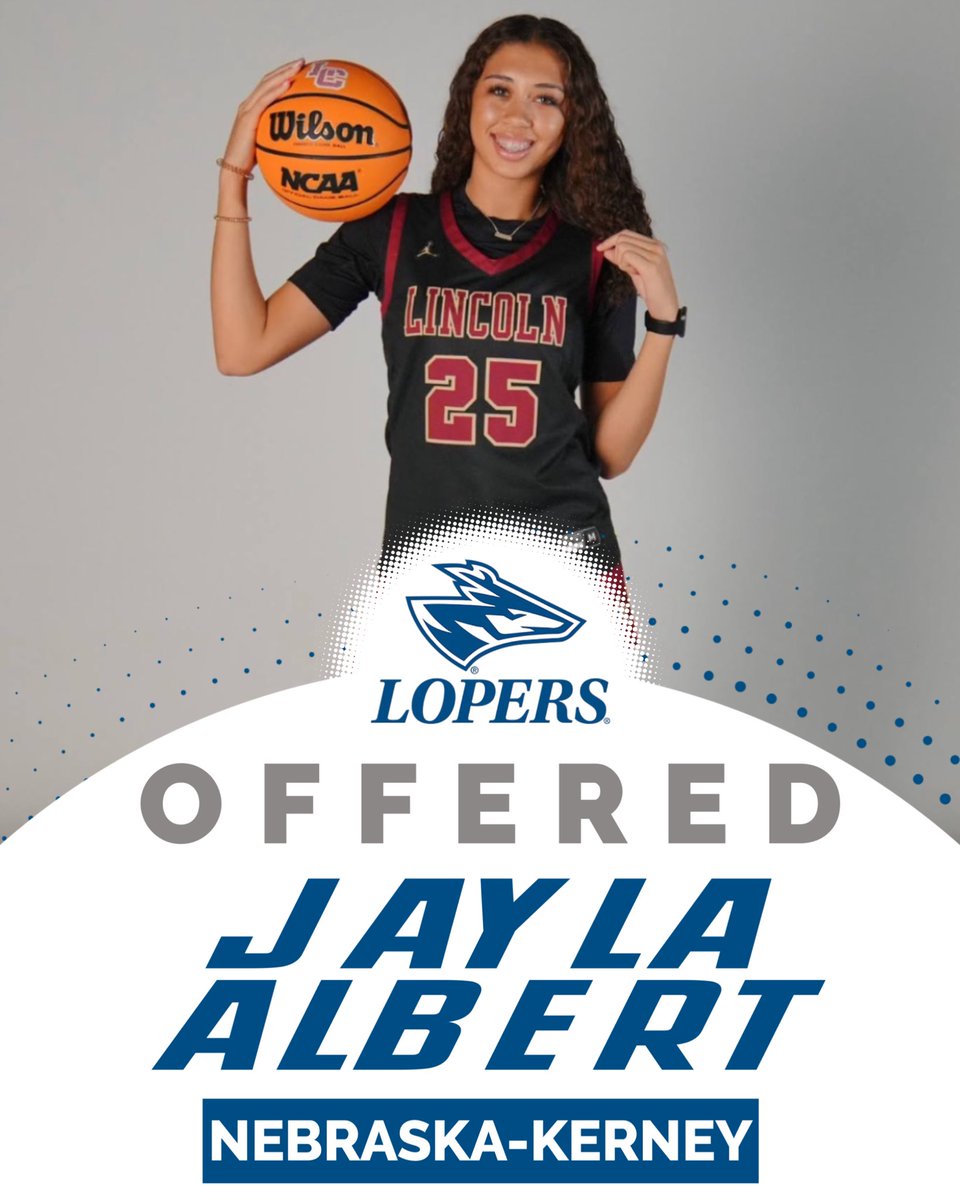Jayla Albert (@jaylaalbert25) on Twitter photo After an amazing conversation with <a href="/coachKCBassett/">K.C. Bassett</a> I am blessed to receive an offer from <a href="/UNKWBB/">UNK Women's Hoops</a> !! Thank you for believing in me and the opportunity to play at the next level! <a href="/UNKCoachDrew/">Drew Johnson</a> <a href="/LCSTulsa_GBB/">Lincoln Girls Basketball</a> <a href="/FleyvaLeyva/">Rabu Leyva</a> <a href="/MelodyStewart30/">Melody Stewart</a> After an amazing conversation with <a href="/coachKCBassett/">K.C. Bassett</a> I am blessed to receive an offer from <a href="/UNKWBB/">UNK Women's Hoops</a> !! Thank you for believing in me and the opportunity to play at the next level! <a href="/UNKCoachDrew/">Drew Johnson</a> <a href="/LCSTulsa_GBB/">Lincoln Girls Basketball</a> <a href="/FleyvaLeyva/">Rabu Leyva</a> <a href="/MelodyStewart30/">Melody Stewart</a>