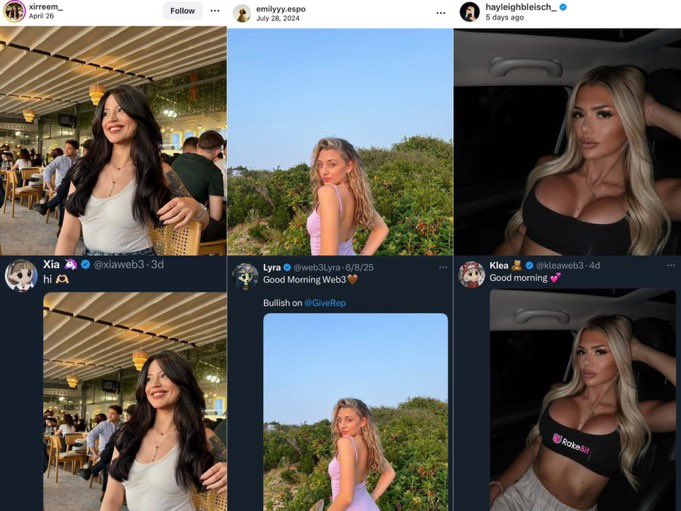 imperooterxbt's tweet photo. Any woman on CT with over 50k followers is a 3rd world scammer pretending to be a female to secure deals. There is no real women on CT only men pretending to be https://t.co/3xWZ07WGyw