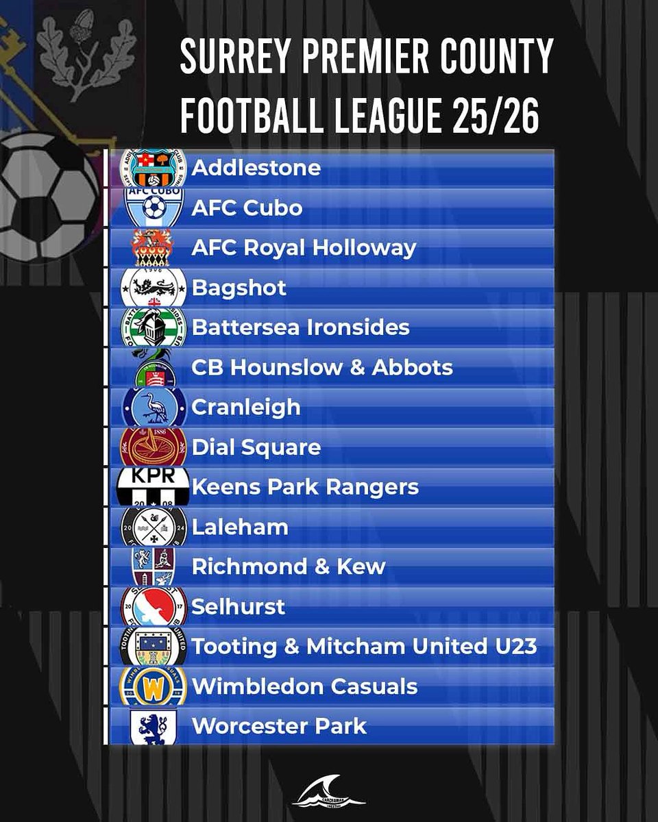 🚨 SAVE THE DATE! 🚨

The Surrey Premier County Football League is back! 🏆⚽

📅 Opening Day: Saturday 23rd August 2025

Who’s your pick to lift the title this season? 🧐👇

Let us know your predictions!

Which game are you looking forward to!

#SPCFL #OpeningDay #SurreyFootball