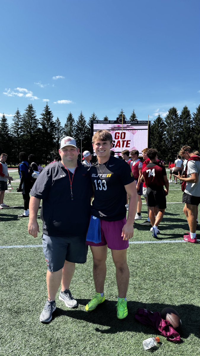 JadonSultz's tweet image. Had a great camp today @ColgateFB! Thanks to the coaches for having me out! @_CoachFitz @CoachRotch @Coach_ZBoyes
