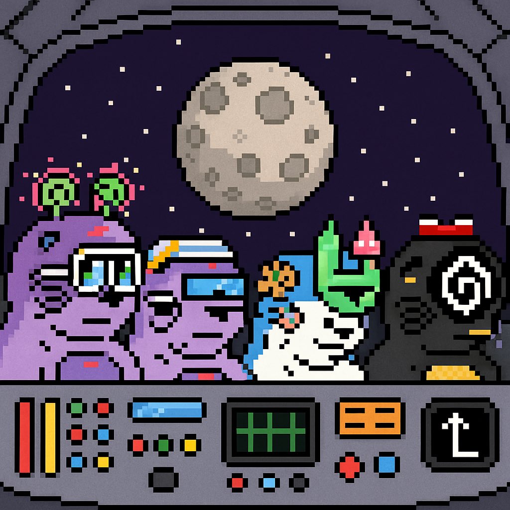 Landing target acquired, ready to launch “Moon Mission”. All engines on go. 🦦🚀