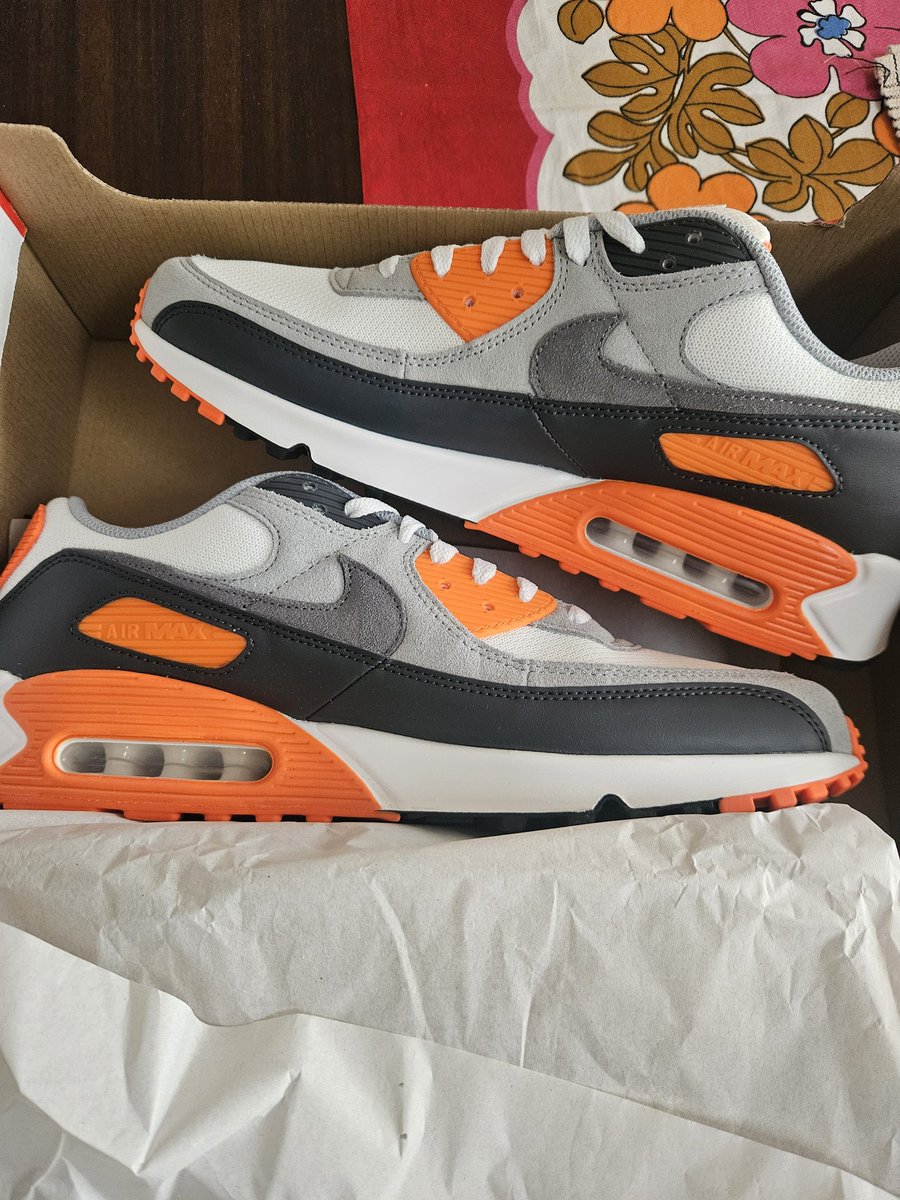 Bought some Bitcoin orange air maxes. Next step, to embroider the Bitcoin logo 🧡