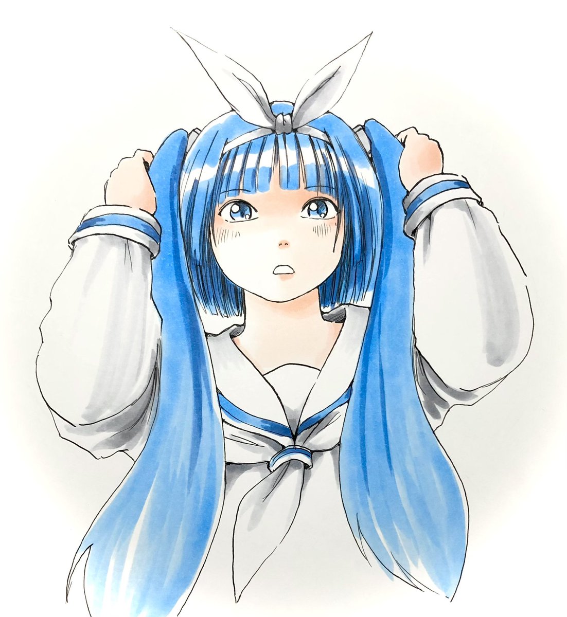 「お仕事します(=゜ω゜)ノ 月曜日〜」|まるも☆『きゃぴ』Kindle版発売中！のイラスト