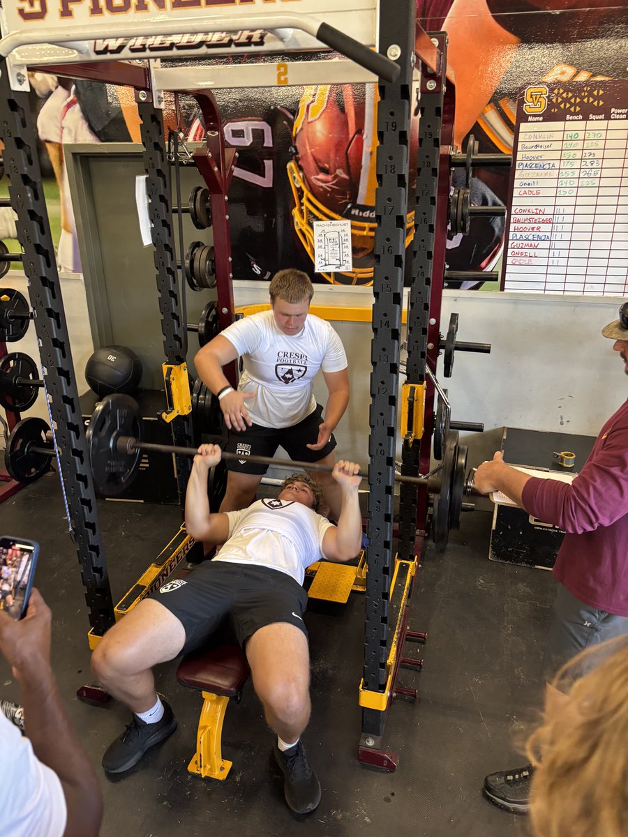 OAnderson76795's tweet image. Had a fun time competing at Simi Valley high school on Saturday. Did a series of drills and lifts. Had a great time and competed.
@CrespiAthletics @CoachVonnahme @RyanJMoore4 @vcstar @805HSFB