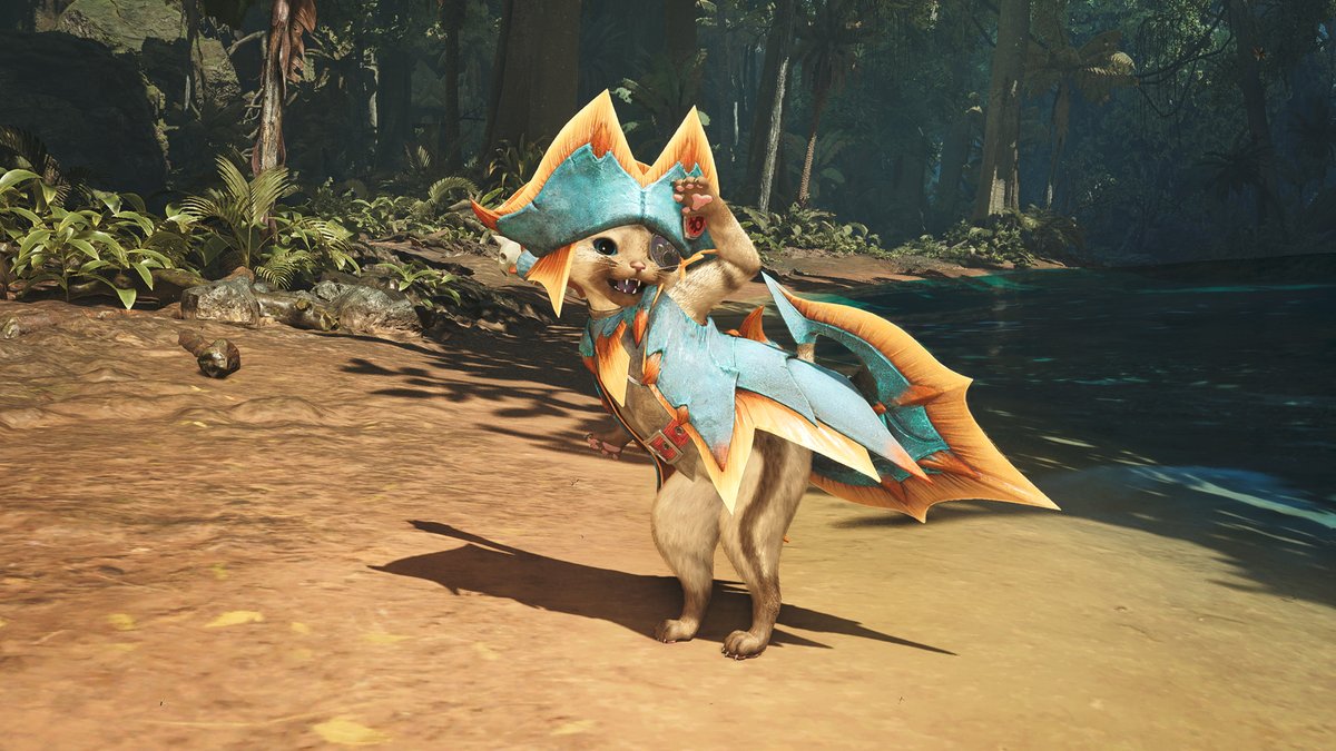 MH_Wilds's tweet photo. 海竜「ラギアクルス」いよいよ本日6月30日(月)登場！
周囲の水が沸き立つほどの大電流に注意！

ラギアクルスの素材などを集め、新たなハンターの装備やオトモアイルーの装備を生産することができます。
https://t.co/pbMWJaJbaF
#モンハンワイルズ #MHWilds #祝ラギアクルス復活 https://t.co/cD1N57NwLc