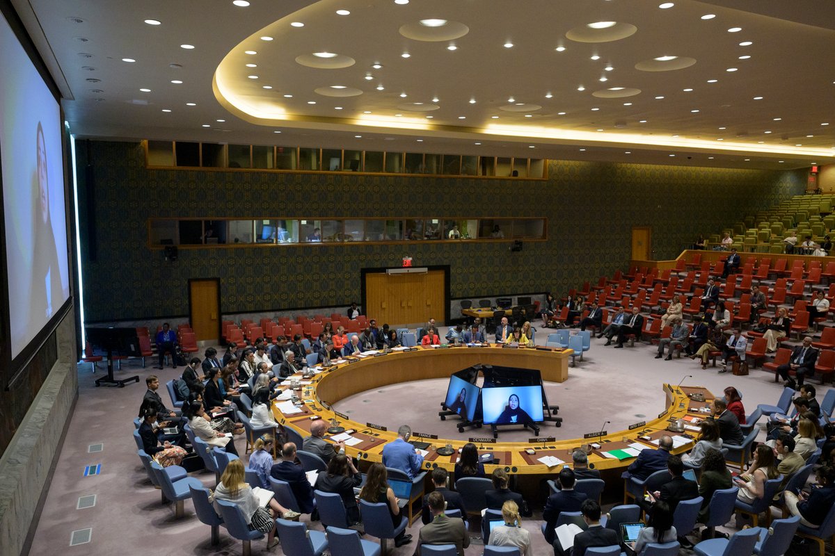 UN Peacekeeping (@unpeacekeeping) on Twitter photo Last week, during the <a href="/UN/">United Nations</a> Security Council open debate on Children and Armed Conflict, Member States reviewed the latest report of the Secretary-General and renewed their commitment to protecting children affected by war.
๐ฅ Learn more: webtv.un.org/en/asset/k1s/kโฆ
<a href="/childreninwar/">Children and Armed Conflict ๐ #ProveItMatters</a> Last week, during the <a href="/UN/">United Nations</a> Security Council open debate on Children and Armed Conflict, Member States reviewed the latest report of the Secretary-General and renewed their commitment to protecting children affected by war.
๐ฅ Learn more: webtv.un.org/en/asset/k1s/kโฆ
<a href="/childreninwar/">Children and Armed Conflict ๐ #ProveItMatters</a>