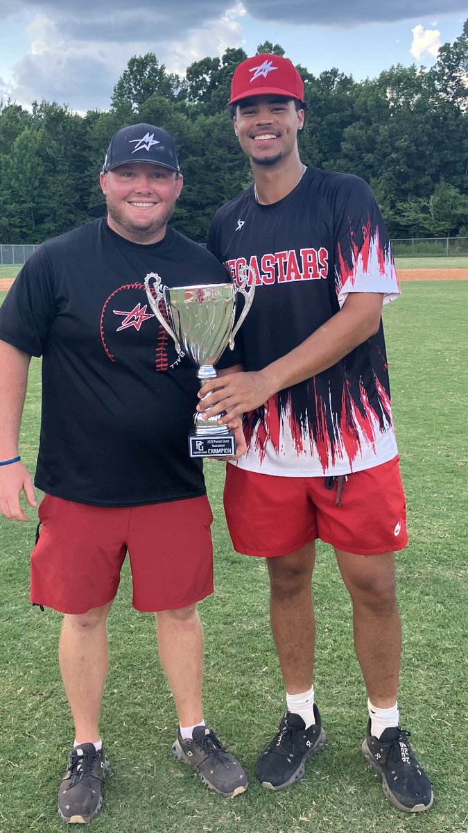 2030 Charlotte Megastars 
Josh Benfield &amp; Jeremy Beamon 

Congratulations on 5-0 weekend 

Perfect Game @ William R Davies 
   13u East Coast Champions !!!