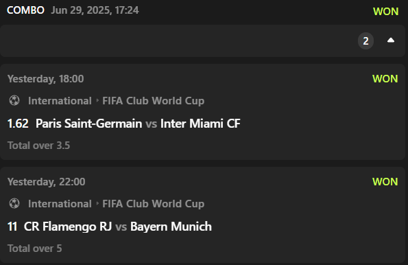 BOOOOM 🔥I won my <a href="/doubleup_app/">DoubleUp</a> ticket ✌️

Thanks  <a href="/FCBayern/">FC Bayern München</a> and <a href="/PSG_inside/">Paris Saint-Germain</a> ⚽️