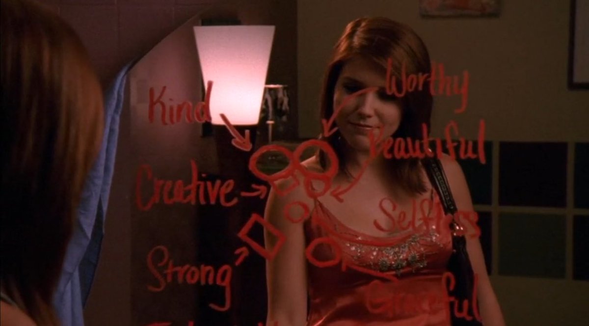 breytonthinker's tweet image. peyton fixing brooke’s mirror &amp;lt;3
