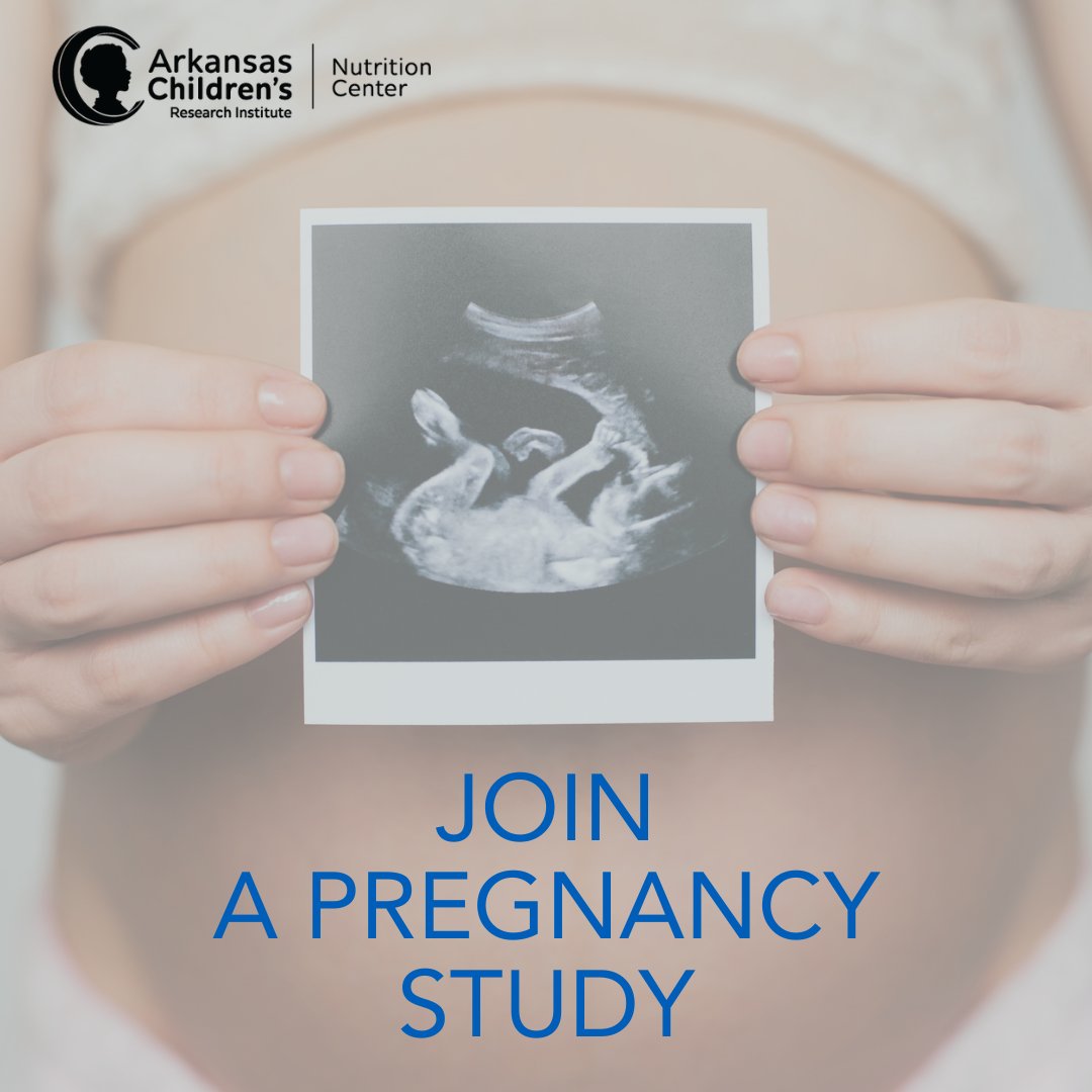 Arkansas Children’s Nutrition Center has a community-based exercise research study for expecting women who are less than 15 weeks pregnant with a BMI over 30. Monetary and non-monetary compensation provided.

Contact us to learn more: 501-364-3309 or acncstudies@archildrens.org