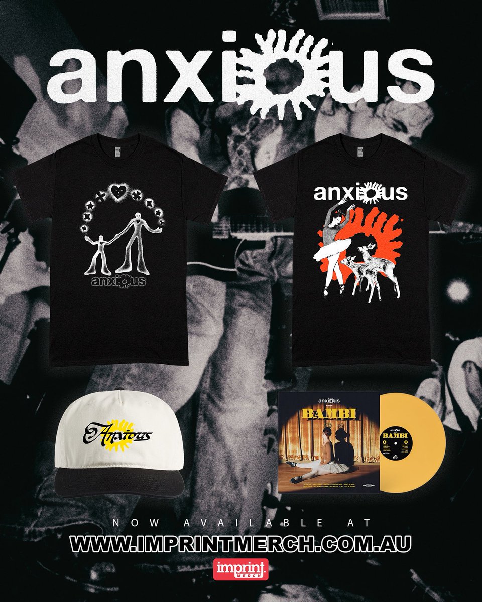anxiousct's tweet image. NEW ANXIOUS MERCH AVAILABLE NOW THROUGH OUR AUSTRALIAN MERCH STORE
PICK UP SOMETHING NOW: imprintmerch.com.au/collections/an…
