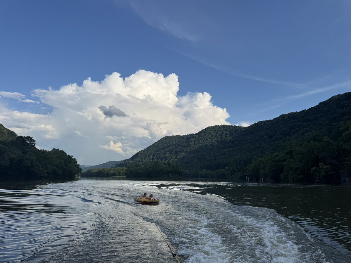 She’s the mighty old Kanawha … 

Man it’s good to be home