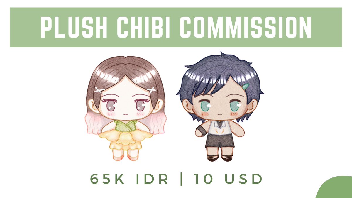 RT &amp; likes are appreciated 💛

hi! i'm open for plush chibi cms like this! open for local and international! 

details below 👇

#zonakaryaid #artistindonesia #artidn