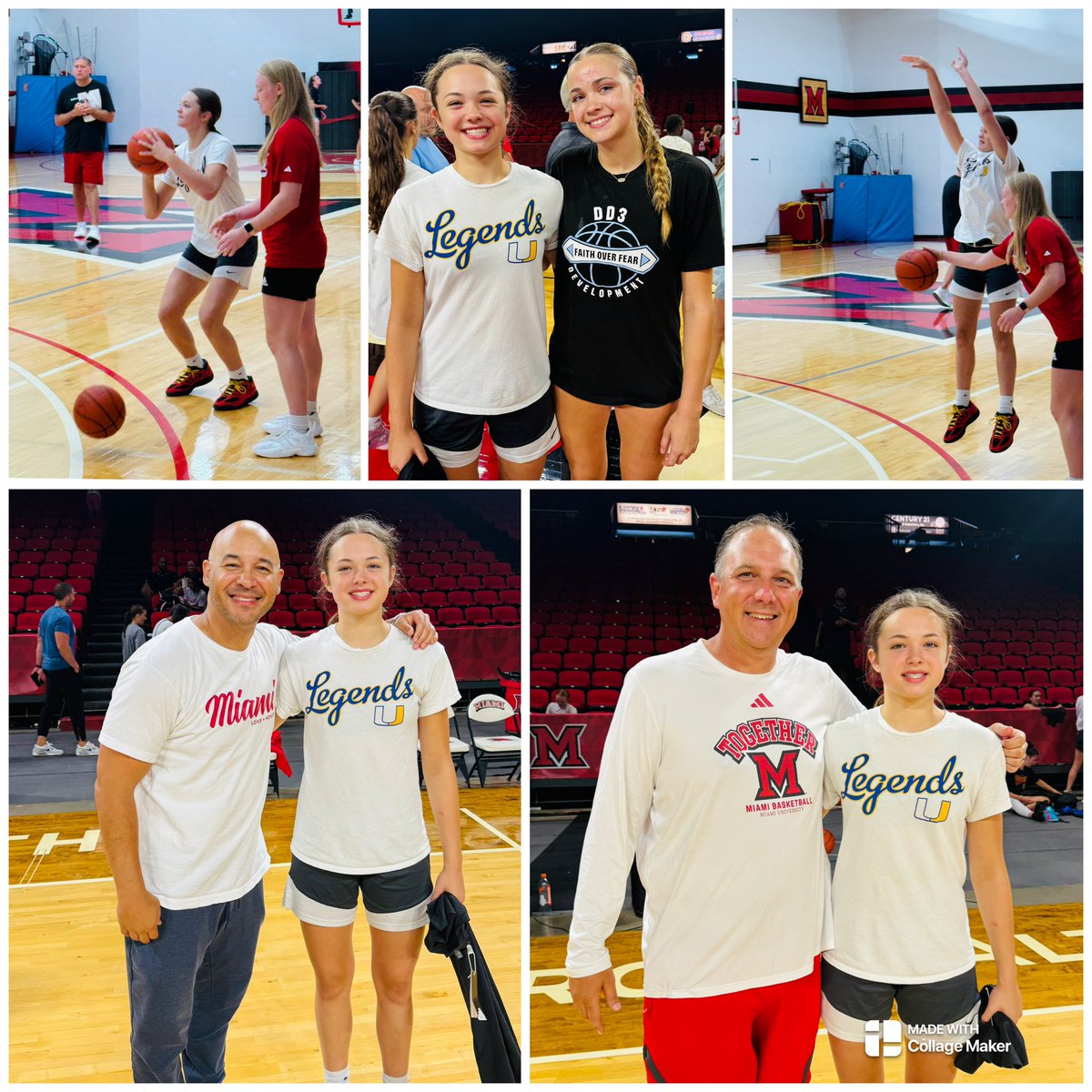 RyleighThrapp's tweet image. Really enjoyed the @MiamiOH_WBB Elite Camp today! Thanks @GlennBox @coachwierzba @JR_Shumate_ for the experience.
Back in the gym with my @Legends_Bball team next weekend 🟦🟨 after a fun June w/@bignutgirlshoop