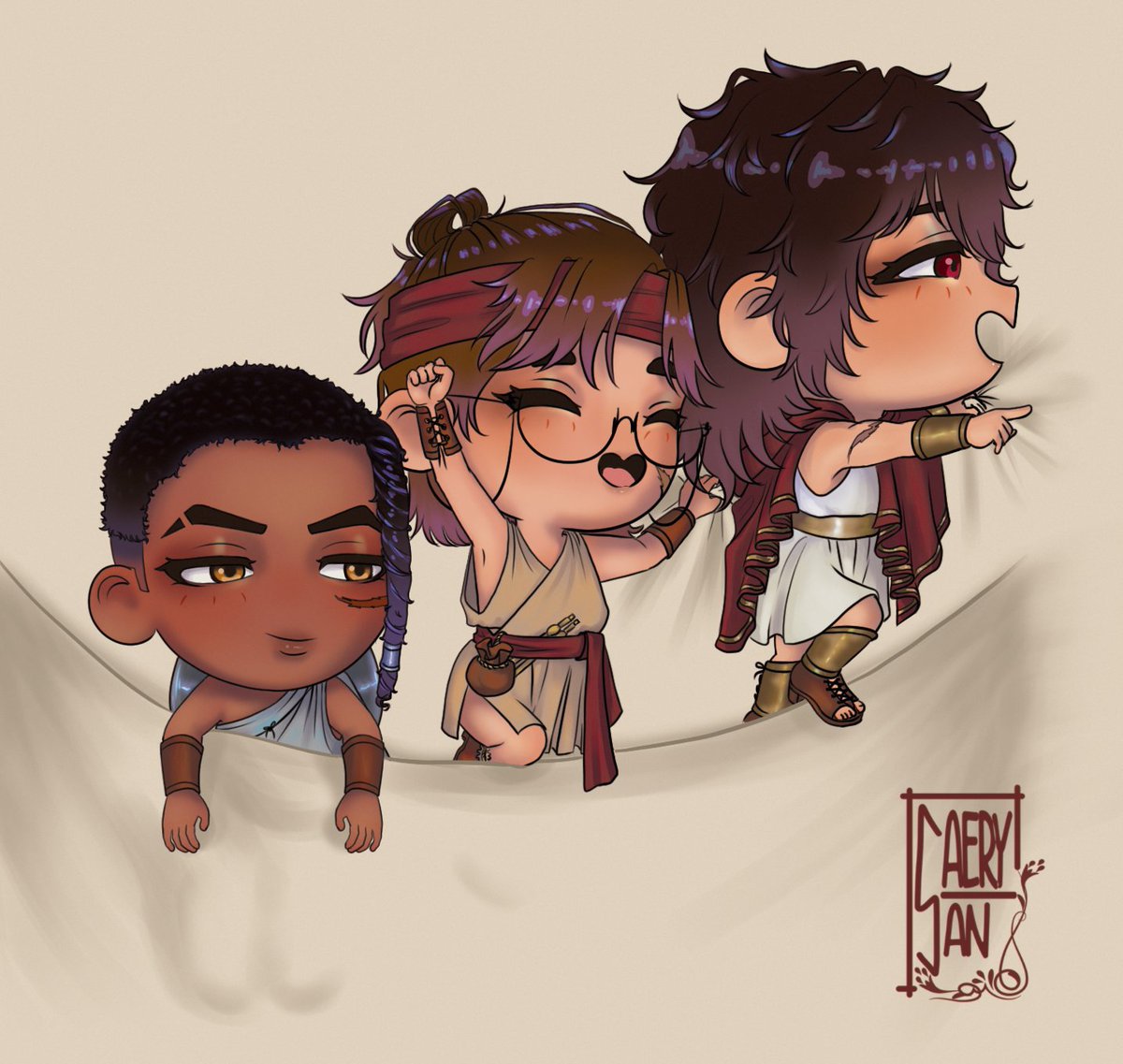SaerySan's tweet photo. Cuando todo era risas hasta que .... pipipipi 😫😫 tenía que dibujarlos en su etapa feliz por que se viene su momento canónico 😖😖😖
Psdt: si, si estoy obsesionada con el musical y se vienen más dibujos 😊
#epicthemusical #Fanart #odysseus #polites #eurylochus #fandomartist https://t.co/FgLbzFSHkH