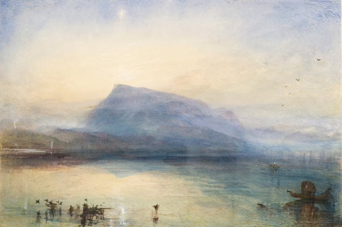 The Blue Rigi, Sunrise', 
JMW Turner, 1842