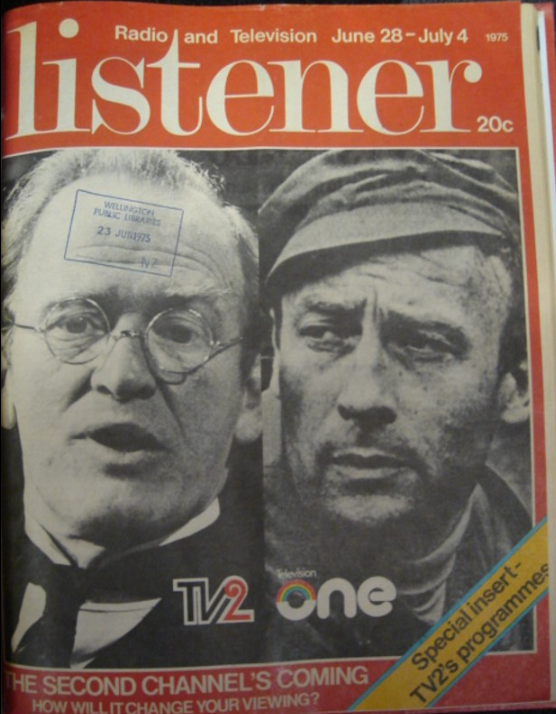 50 years ago today (30 June 1975), NZ's second TV channel commenced broadcasts, albeit in Auckland and Christchurch only. Everything was now in colour (but we only had a b/w set). One of big-ticket highlights was Colditz, but best of all for me was a repeat of Thunderbirds!