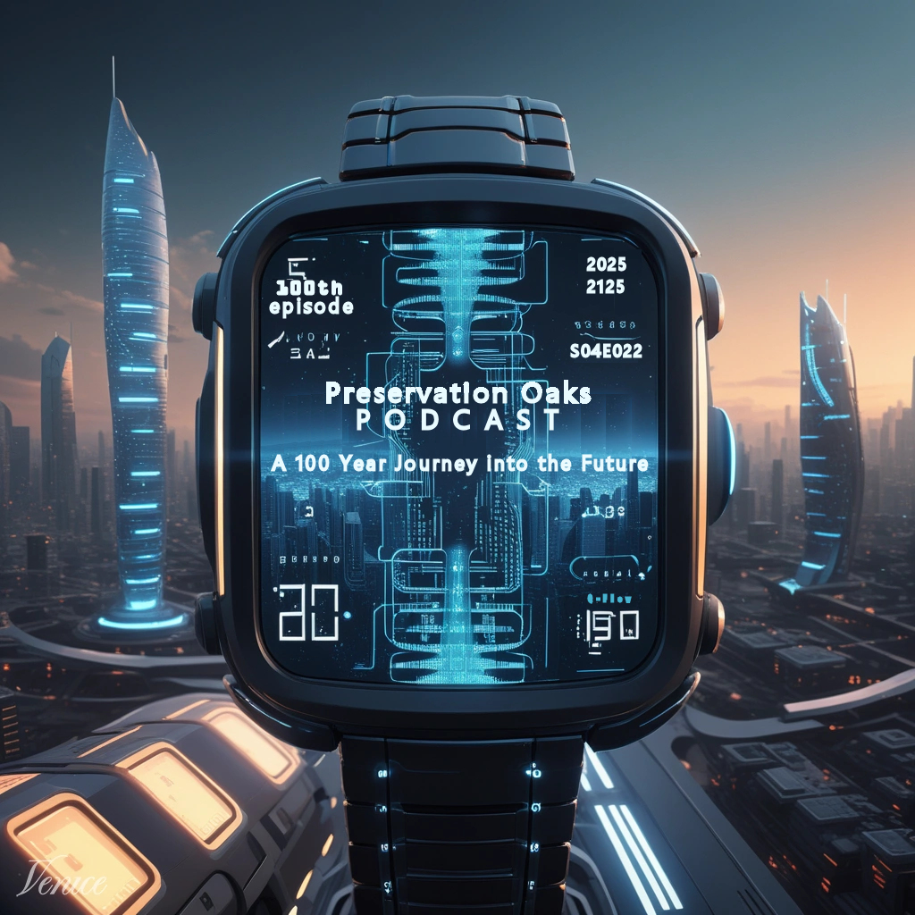 Interested in #2125Vision? Listen to this #PreservationOaks #Podcastfeaturing A 100 Year Journey into the Future! Enjoy listening at: preservationoaks.podbean.com or wherever you get your favorite podcasts
#FutureFriday #PreservationOaks #2125Vision