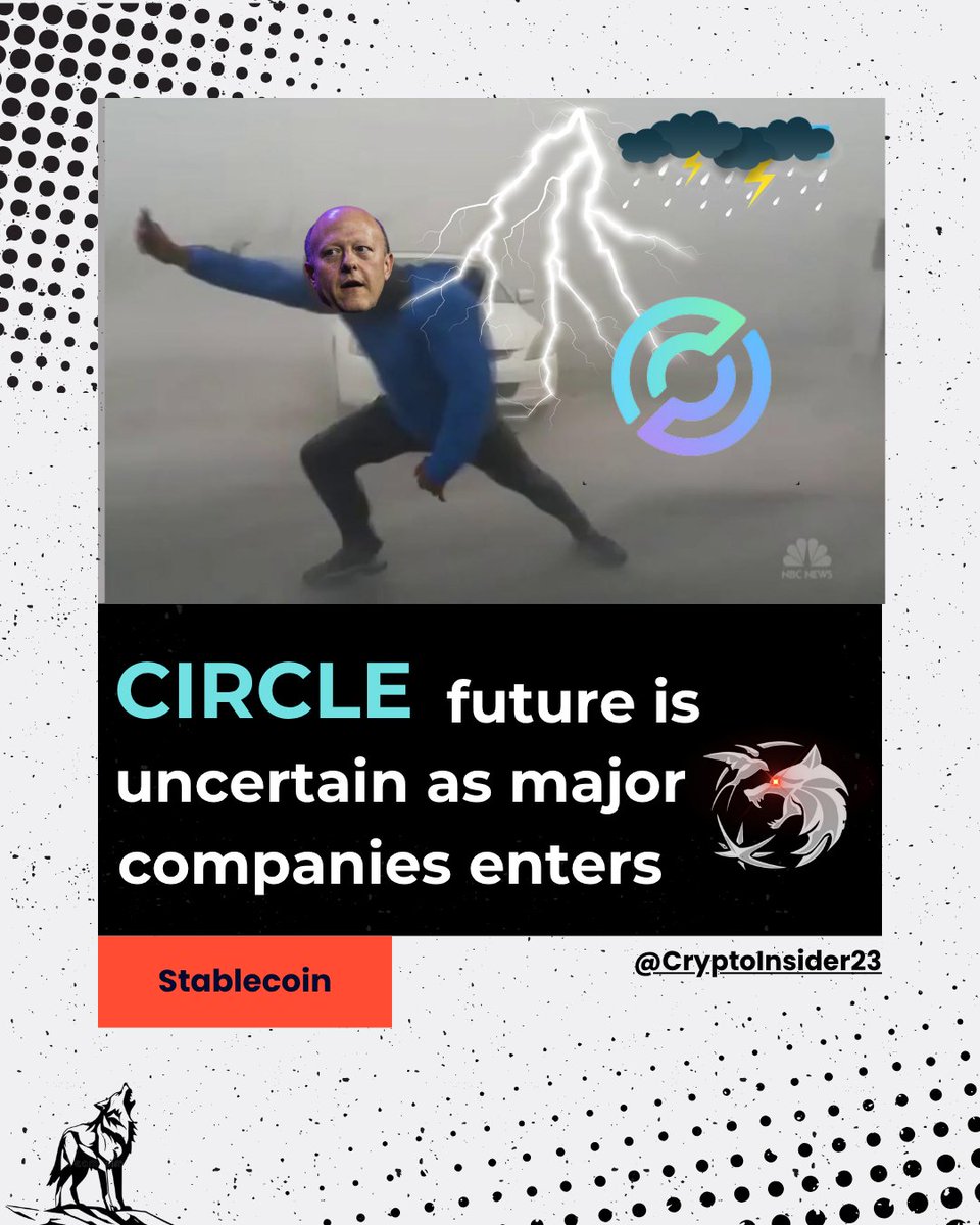 CALM BEFORE THE STORM: What’s next for Circle after its IPO success?

Now, the Genius Act opens the door for giants like Amazon &amp; Walmart to enter stablecoins.

The real challenge starts now.

Let's analyze how this'll go down for Circle.