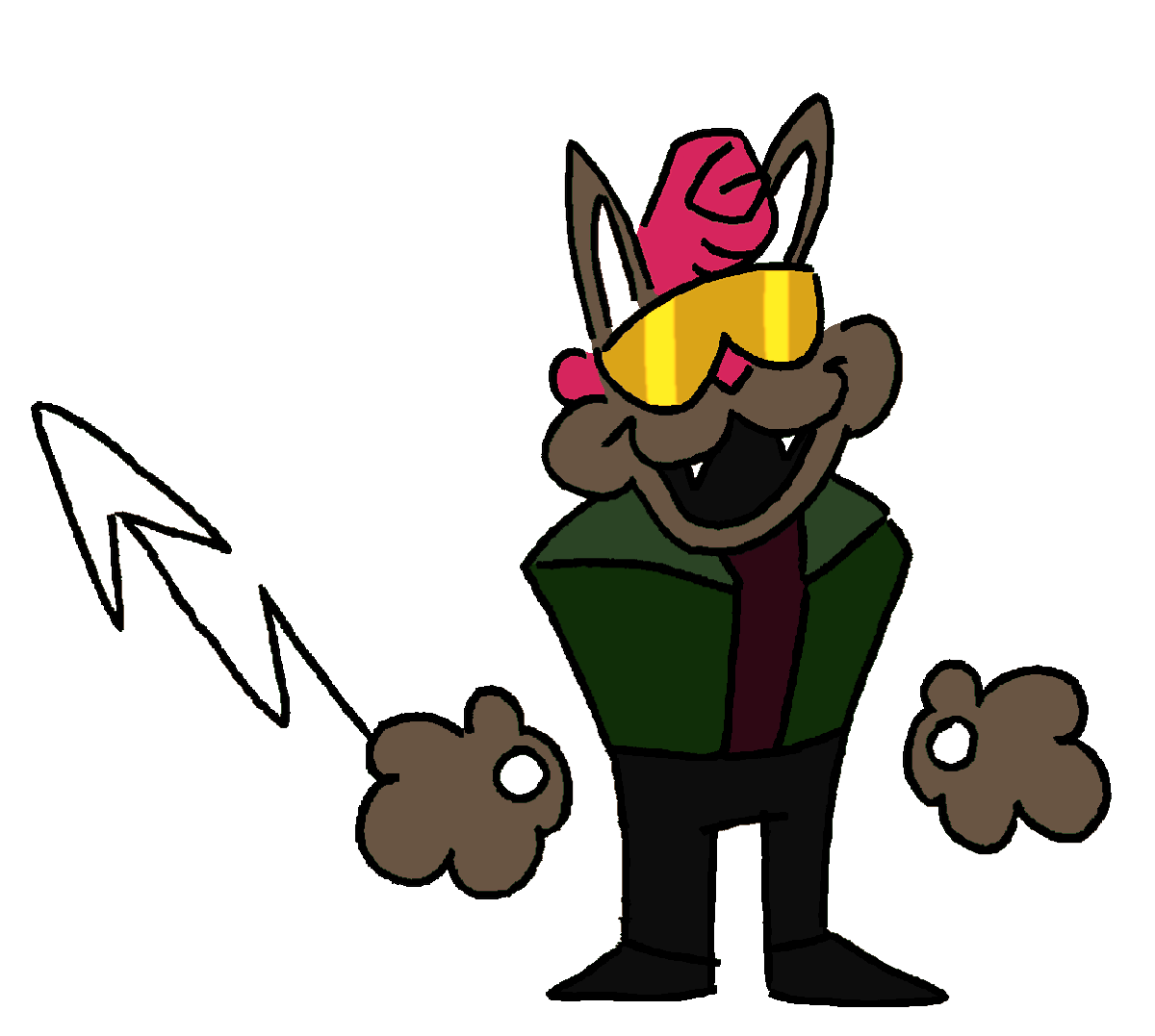 RogueSpdrN8tFN's tweet photo. Deltarune guy I made, that my gf colored. His name is friendline https://t.co/hUQyyeh8NA