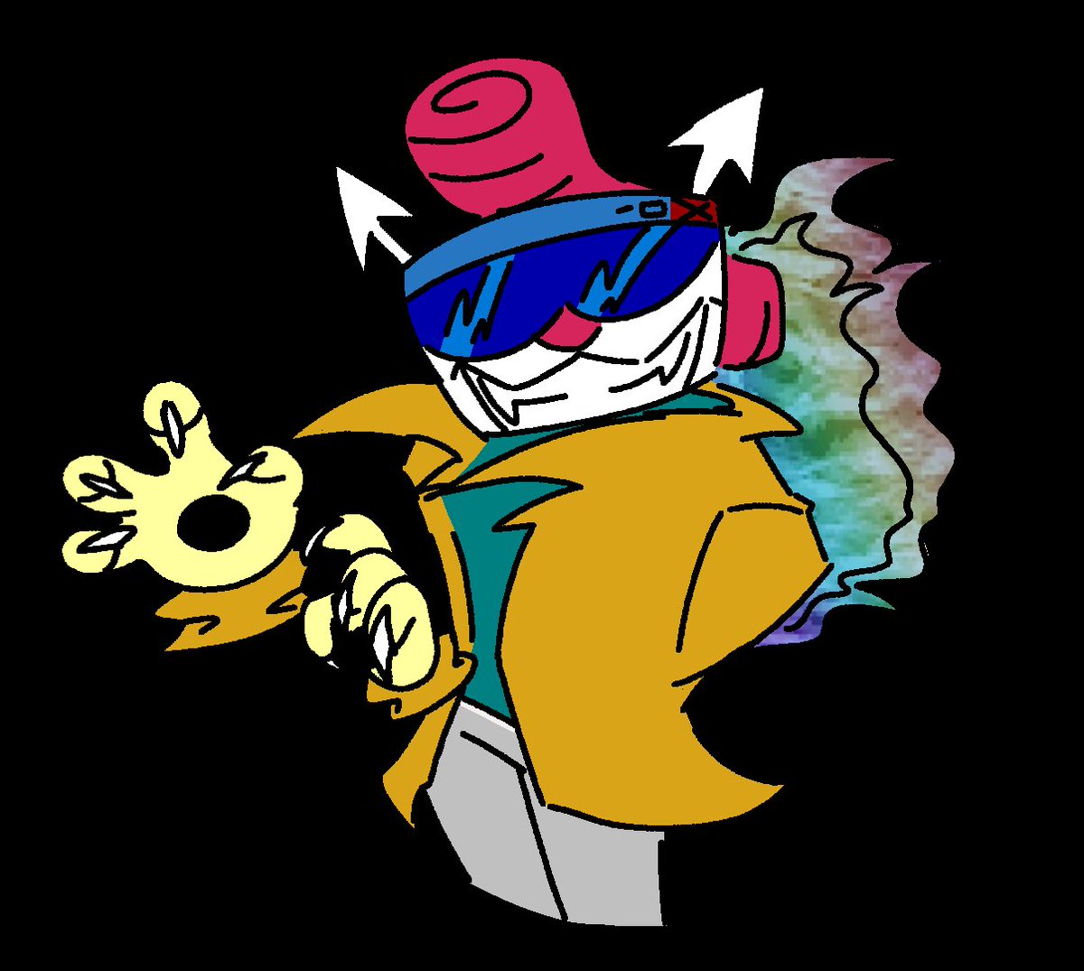 RogueSpdrN8tFN's tweet photo. Deltarune guy I made, that my gf colored. His name is friendline https://t.co/hUQyyeh8NA