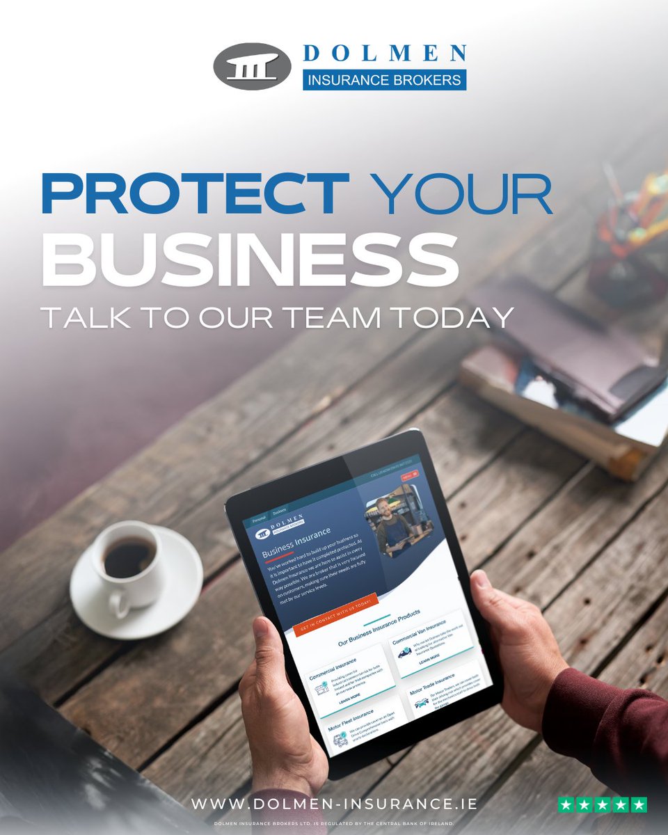 For over 25 years, Dolmen Insurance has been a trusted partner for Irish businesses, we take pride in supporting the businesses that drive our economy.
Talk to our dedicated team today.
Visit: dolmen-insurance.ie
#IrishBusiness #Insurance #BusinessInsurance
#ireland