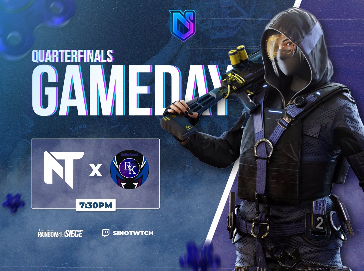 Neurostrike League (@neurostrikegg) on Twitter photo We have our last Quarterfinals matchup of the week! Will we see an upset or will the #1 seeds continue to dominate the field. In only 15 minutes we will find out, so tune in. #StrikewithPrecision
🆚<a href="/NuToriousGG/">NuTorious</a> vs. <a href="/ReiKaiEsportsGG/">ReiKai Esports</a>
🎙️<a href="/SINOTWTCH/">Yassin "SiNO" Mohamed</a>
📺twitch.tv/sinotwtch We have our last Quarterfinals matchup of the week! Will we see an upset or will the #1 seeds continue to dominate the field. In only 15 minutes we will find out, so tune in. #StrikewithPrecision
🆚<a href="/NuToriousGG/">NuTorious</a> vs. <a href="/ReiKaiEsportsGG/">ReiKai Esports</a>
🎙️<a href="/SINOTWTCH/">Yassin "SiNO" Mohamed</a>
📺twitch.tv/sinotwtch