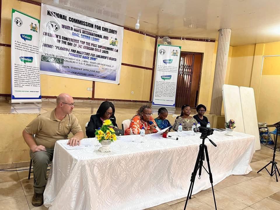 YPAN, joined the NCC in close collaboration with WHI and Goal-SL to organize a children’s conference making the post commemoration of the day of the African Child- June 16.