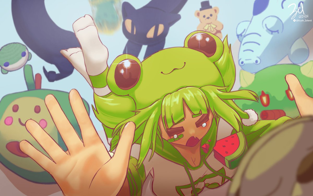 Silphen5's tweet photo. Woaa another piece of art. Drew one of my Roblox avatars for this.😎.

Didn't really go all out since I was mostly trying to test different ways to color for this one. #robloxart #illustration https://t.co/KPBBXym8Hq