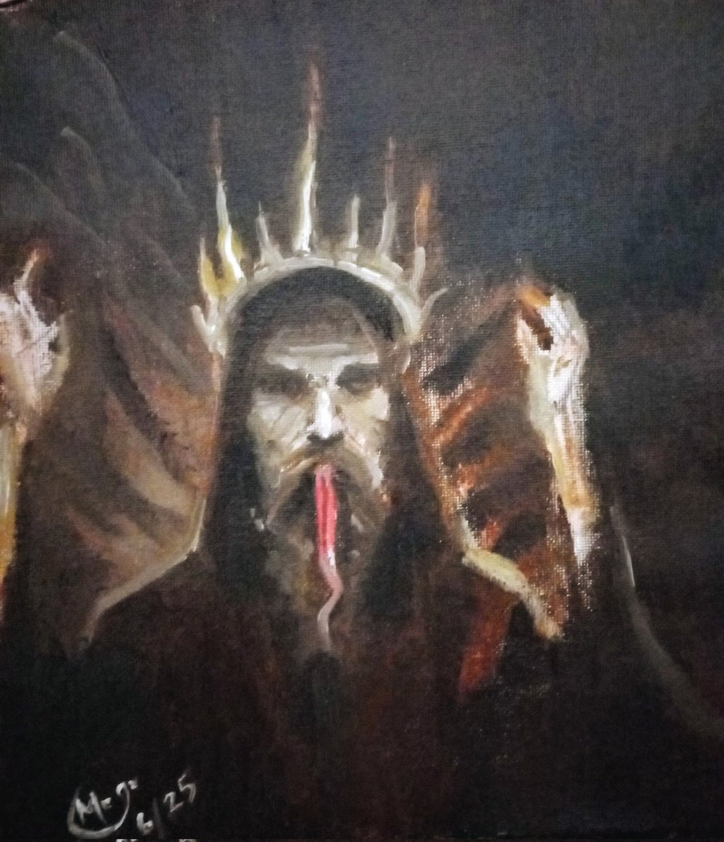 Simple Speed Oil Painting In A Loose Style.... The one and only <a href="/DegenPreacher/">Preach</a> .
Follow/Repost It helps to get the word out!

<a href="/blknoiz06/">Ansem</a> 

#crypto #solana #CryptoLaunch #memecoin #PumpFunLaunch #investing #SolanaGems #nfts #bnb #makeitcount #Countdown #cashgod #cashgun #Money